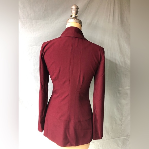 Dynamite XS Maroon Fitted Lightweight Blazer - Picture 3 of 3